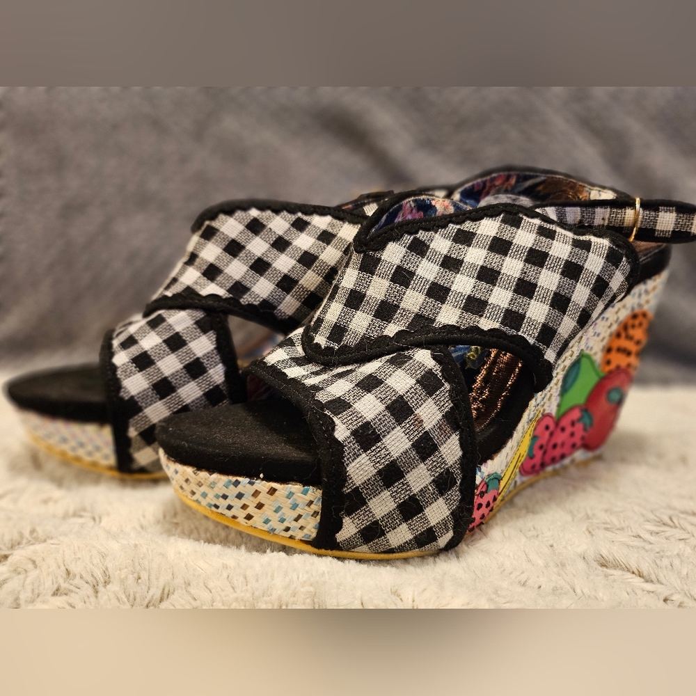 Irregular Choice Fruit Wedge Sandls 41